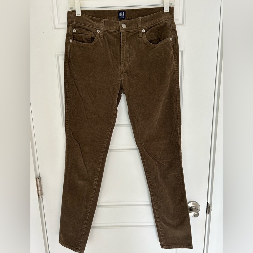 Gap Brown Skinny Corduroy pants